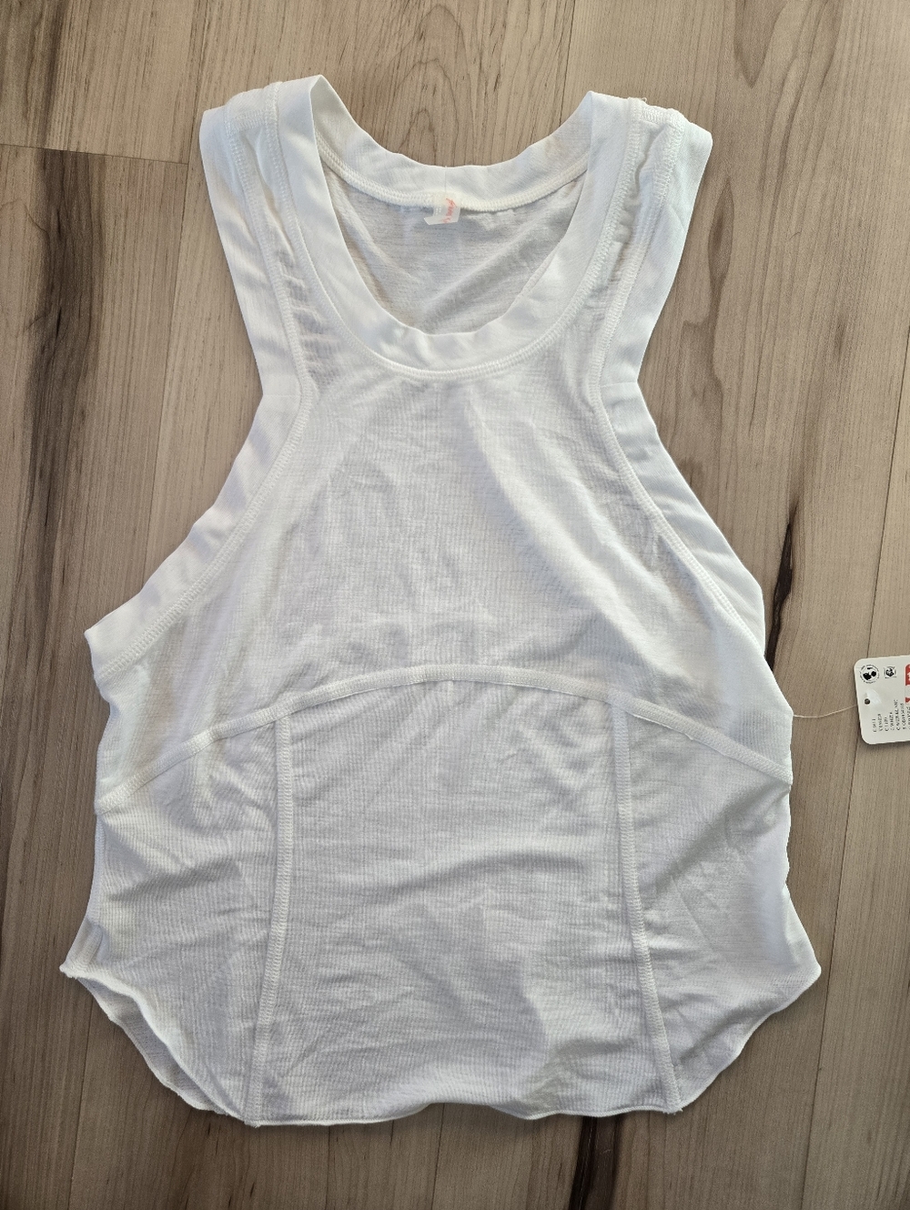 NWT FP Movement Silver Lining Tempo Tank, White, Size Small